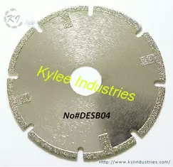 China Electroplated Segmented Saw Blades - DESB04 (Straight protective teeth) supplier