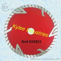 China Continuous Rim Deep Drop Knife-segmented Turbo Saw Blade for Concrete - DSSB21 supplier