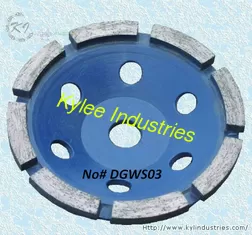 China Single Row Diamond Cup Grinding Wheel for Concrete and Granite - DGWS03 supplier