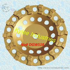 China S-shape Row Cup Grinding Wheel - DGWS18 supplier
