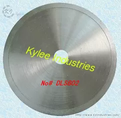 China Diamond Coated Continuous Rim Lapidary Saw Blade for Agate Jade Crystal and Glass - DLSB02 supplier