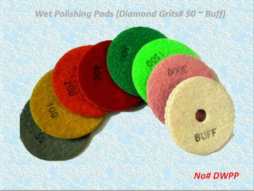 Wet Polishing Pads for Granite and Marble (Diamond Grits# 50 ~ Buff) supplier