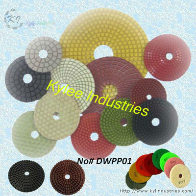 Wet Polishing Pads for Granite and Marble (Diamond Grits# 50 ~ Buff)